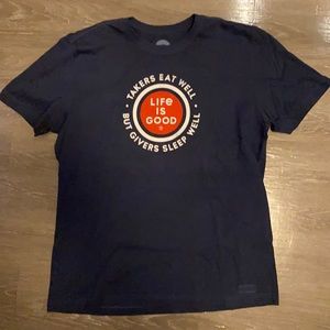 NWOT Life is Good Crusher tee
